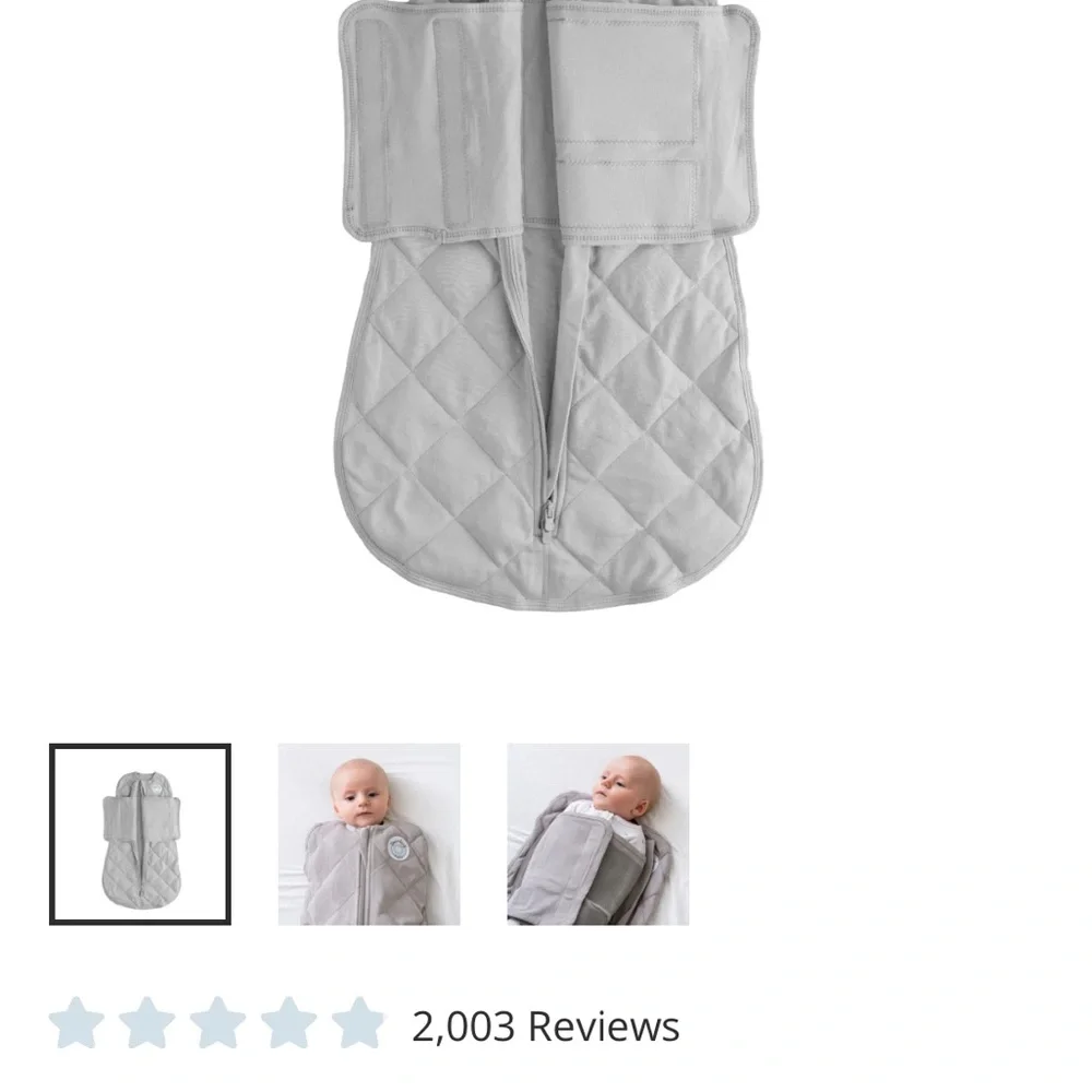 Dreamland weighted sleep swaddle - Picture 2 of 7